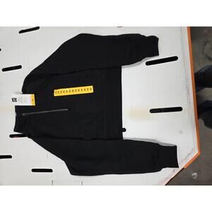 Members Mark Black Half-Zip Pullover Fleece Medium